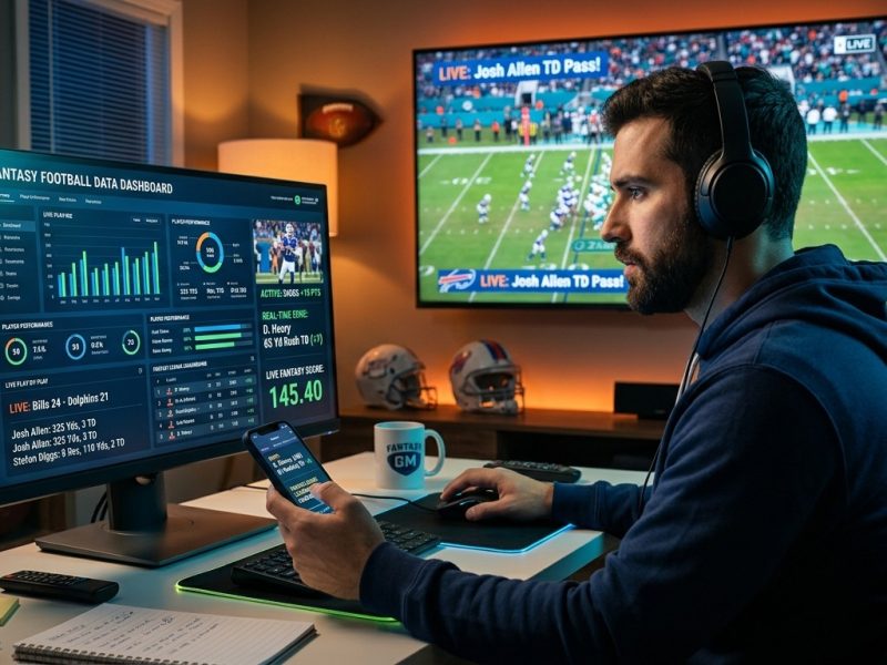 How Real-Time Football Data Gives Fantasy Players a Genuine Edge