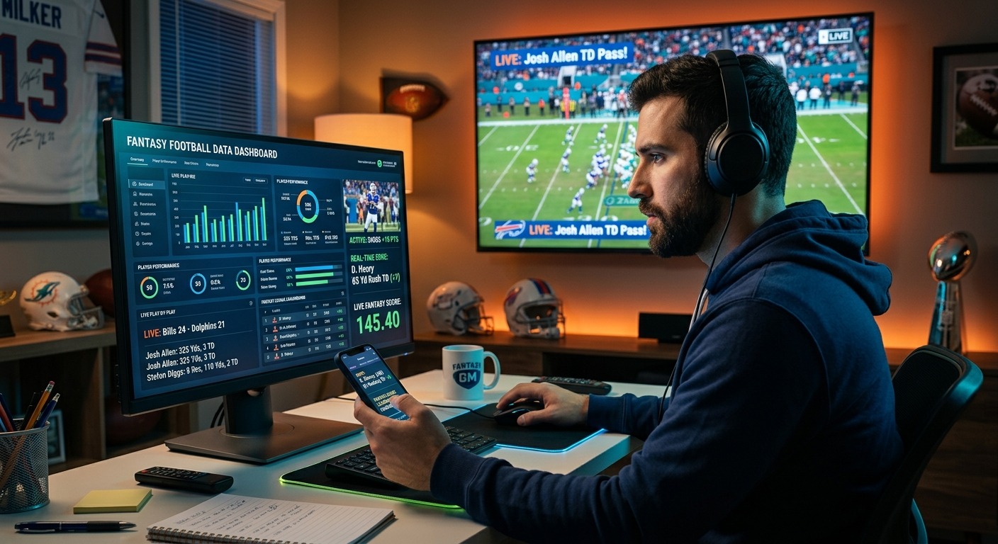 How Real-Time Football Data Gives Fantasy Players a Genuine Edge
